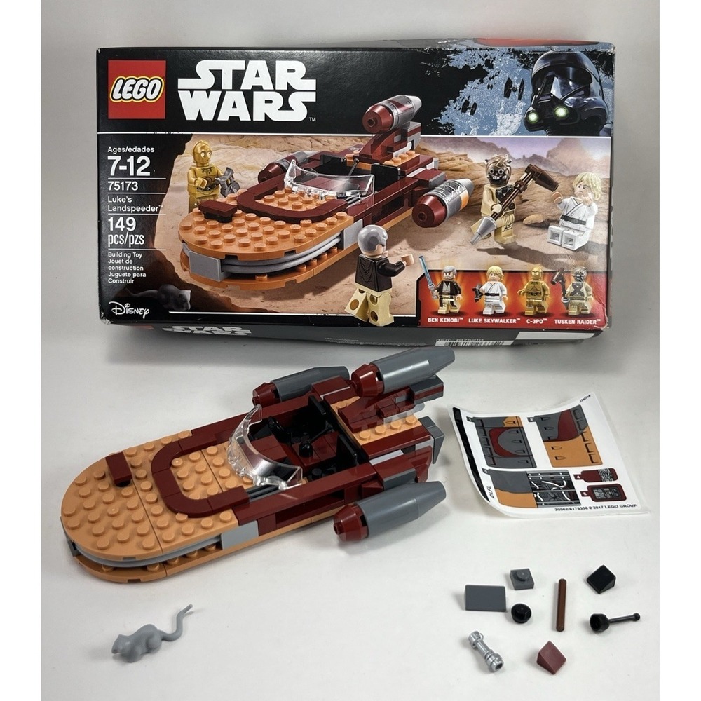 LEGO Star Wars: Luke's Landspeeder 75173‎ Vehicle Box Manual - NO MINI FIGS 2017